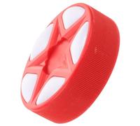 minkissy Mini Disco de Hockey para Entrenamiento Competitivo y Hockey Callejero, Material PP Rojo Diseño de Alta Visibilidad y Retroalimentación de Alto Rendimiento