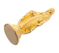 minkissy Mini Estatua de María Dorada para Decoración Navideña, Escultura Religiosa Católica en Acabado Dorado, Figura Decorativa Santísima Madre para Mesa y Hogar, Adorno Cristiano