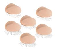 minkissy Módulo de Práctica de Párpados Extraíbles para Extensiones de Pestañas 3 Piezas Diseño Realista para Entrenamiento de Maquillaje Confortable y Reutilizable