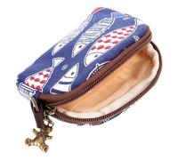 minkissy Monedero Japonés Estilo Retro Pequeño Bolsa para Monedas y Tarjetas Mujer Regalo Práctico y Elegante