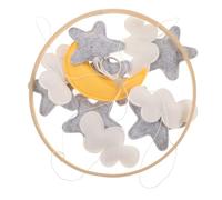 minkissy Móvil de Cuna de Animales de Fieltro con Decoración para Guardería de Bebés Juguete y Portátil que Estimula el Desarrollo Sensorial para Niñas