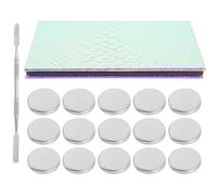 minkissy Paleta De Sombras De Ojos Vacía Organizador De Paletas Con Diseño De Escamas De Cocodrilo Para Maquillaje De Ojos Para Diy y Recambio