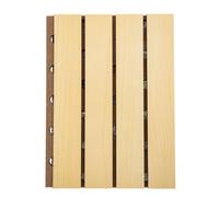 minkissy Panel Acústico de Madera Ranurado para Absorción del Sonido y Reducción de Ecos en Estudios y Espacios Profesionales