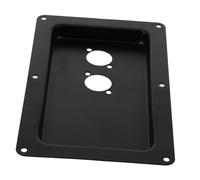 minkissy Panel Posterior de Altavoz para Escenario Accesorio de Cableado Placa de Conexión Metálica para Salas de Concierto y Estudios de Grabación