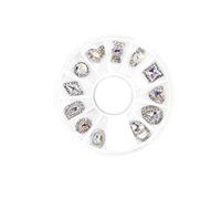 minkissy Parches Aleación Para Uñas Decoración De Uñas Brocas Remaches Accesorios De Manicura