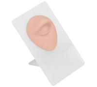 minkissy Partes Del Cuerpo De Silicona Práctica De Maquillaje De Ojos Cara Ojo Falso Ojos De Práctica De Maquillaje Kits De Maquillaje Modelo De Perforación Cara Piercing Ojo Gel De Sílice