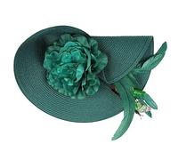 minkissy Pasadores Tocados para Mujeres Fiesta De Té Tocados De Novia para La Boda para El Cabello para La Novia Tocado De Mujer Diadema Fascinante Sombrero De Copa Camuflaje Tela Banquete