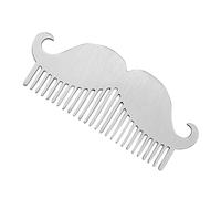minkissy peine de bigote clíper varita mágica de los hombres ceja cerda caspa abrebotellas bottle opener descorchador de vino abrebotes peine de peinado peines para hombres Acero inoxidable