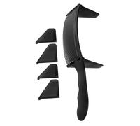 minkissy Peine de Corte de Pelo para Hombres Peine de Empuje de Curvo para Peinar El Cabello Kit de Cuidado Personal