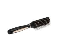 minkissy Peine de masaje antiestático peine de peinado para hombre cepillo de paleta húmedo peine de hombres cepillo de ducha cepillo para cabello el plastico Black