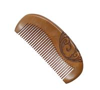 minkissy peine de sándalo peine pequeño antiguo peine afro peine de bigote peine masajeador cuero cabelludo peine madera peine de madera peine tallado doble cara caoba De las mujeres Bambú