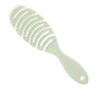 minkissy peine maquinillas de afeitar recortadora inoxidable mujer cuentas tijeras spa cepillo pincel curli masajes massage escobilla peinar masajeador de cabello las caderas Green