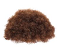 minkissy Peluca Rizada Africana Corta para Mujeres Negras Peluca Afro Sintética para Fiestas Temáticas Cosplay y Uso Diario