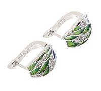 minkissy Pendientes Colgantes De Esmalte Delicados y Resistentes Bisutería Moderna Para Mujer