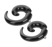 minkissy Pendientes De Cuerno Negros Pequeños Para Mujer, Pendientes Estéticos Punk De Garra, Metal Resistente, 2 Piezas De 10 Mm, Accesorios Para Fiestas y Uso Diario