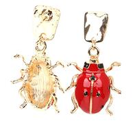 minkissy Pendientes De Mariquita Joyas De Insectos Accesorios Para Mujeres y Adolescentes