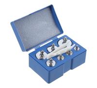 minkissy Pesas de Balanza Digital, Juego de Pesas de Báscula de Acero, 500g, Plata, para Enseñanza E Investigación Científica, Calibración de Balanzas y Básculas de Laboratorio