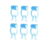 minkissy Piezas clip corrector de nariz pinzas para sangrar por la nariz pinza nasal para equipo Tapones nasales Tapón nasal clip de nariz conveniente suministro de aliento pompón