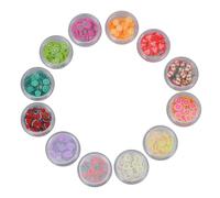 minkissy Piezas de Manicura Diy 12 Piezas de Rodajas de Arcilla Polimérica Coloridas para Decoración de Uñas Accesorios de Manicura para Mujeres de Usar