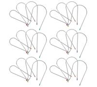 minkissy Pinzas de Repuesto para Rulos Eléctricos de Cabello, Acero Inoxidable, Surtido 8 Pcs Tamaños 2.54 Cm a 4.45 Cm, Clips en Forma de U para Uso Doméstico y Profesional de Peinado