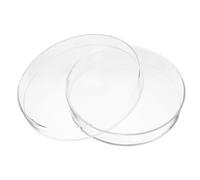 minkissy Placa de Petri de Vidrio de Borosilicato con Tapa 7, 5x1, 2 Gruesa