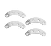 minkissy Placas de Talón Metálicas para Zapatos 2 Pares 40mm y 48mm Alta Resistencia Protección Antidesgaste para Uso Diario y Senderismo Reparación Tacones Hombre