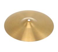 minkissy Platillo Hi-hat de Latón Dorado para Batería Gran Resistencia al Golpe, Versátil y Adecuado para Instrumentos de Percusión y Principiantes
