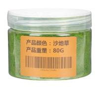 minkissy Polvo de Musgo Artificial para Decoración DIY 1 Botella de Polvo de Musgo para Rocalla Casero Decoración de Paisajes y Jardín Color Verde Natural