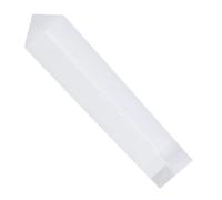 minkissy Prisma Óptico Triangular de Cristal 2 Piezas (30x30x30x100 Mm) para Enseñanza Científica, Refracción de Luz y Fotografía Creativa, Adorno Atrapasol para Ventana y