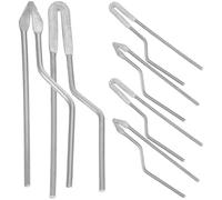 minkissy Puntas para Pirograbado de Hierro, 6 Piezas (3 Nº 6 3 Nº 7), Consejos para Quemar Madera, Kit para Quemadores de Leña, Herramienta para Manualidades de Artesanía en Madera