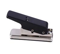 minkissy Punzón para Púas de Guitarra Fácil de Usar DIY Grabador de Púas Compacto y Duradero Accesorio para Amantes Guitarra Modelo Negro y Plateado