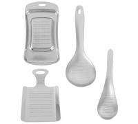 minkissy Rallador de Jengibre y Verduras de Raíz de Acero Inoxidable 4 Piezas, Trituradora de Ajo Metálica Diseño Cóncavo, Compacta y Multifuncional para Cocina y Preparación de Alimentos