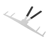 minkissy Regla De Posicionamiento Cejas Herramienta De Medición Acero Inoxidable Forma Profesional