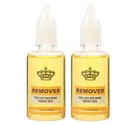 minkissy Removedor de Cinta para Tupé 2 Piezas 30 Ml Adhesivo Termofusible sin Manchas para Pelucas de Encaje Personal