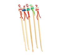 minkissy Removedores De Cerumen Adorables De Madera 12 Unidades Colgante, Diseño Creativo y Color Aleatorio, Limpieza Práctica Para Orejas, Decoración Para Llaves y Bolsos, Uso Diario