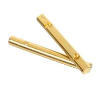 minkissy Retenedores de Cuerdas de Metal para Ajuste de Tono Juego de 2 con Tornillos Dorados, Accesorios para Clavijero y Sistema de Trémolo para Guitarra Eléctrica