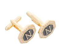 minkissy Rhinestone Embellished Suit Accessories Unique Letter Design For Weddings Business Meetings And Social Events