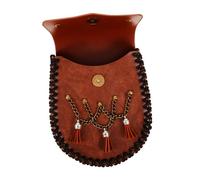 minkissy Riñonera Retro Cinturón De Viaje Vintage Cinturón Medieval Bolsa De Piel Sintética Medieval Recuerdo De Fiesta De Cosplay Bolsa De Cinturón Renacentista Accesorios De