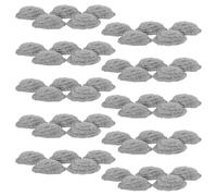 minkissy Rocas Decorativas de Plástico para Paisaje Tren Miniatura, 7,5 Cm, 50 Piezas, Colinas y Piedras de Diorama Realistas para Maquetas y Construcción de Modelos Ferroviarios