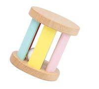 minkissy Rodillo de Madera Educativo para Niña Juguete Sensorial Musical Estimulación Temprana y Portátil Superficie Lisa para Recién Nacidos