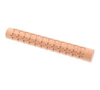 minkissy Rodillo de Madera para Manualidades Textura Delicada, Herramienta Práctica para Impresión en Arcilla y Escultura Artesanal