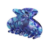 minkissy Sábana Agarrador De Flequillo De Acetato Chicas Destacando Pinza Para El Cabello Estilo Pasadores De Pelo Para Mujer Acortar Clips Salón Pasador De Pelo Medio Clip De Garra Azul