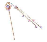 minkissy Sechot de horquilla retro temblando coplas de boda decoración de arreglos falsos horquilla decorativa accesorio para novias accesorios para el cabello palos de pelo moño