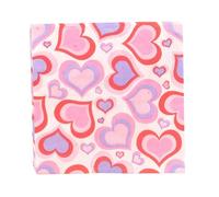 minkissy Servilletas Decorativas De Papel Desechables Forma De Corazón, Paquete De 60 Unidades, Tamaño 33x33 Cm, Colores Variados, Ideales Para Fiestas, Cumpleaños, Cenas y Celebraciones
