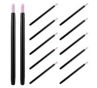 minkissy Set de 20 Herramientas para Manicura y Pedicura, Bolígrafo Removedor de Esmalte y Cutículas, Lima de Uñas de Plástico Lavable, Accesorio para Esculpir y Detalle