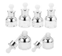 minkissy Set De Frascos Goteros 6 Botellas 20ml y 30ml Botellas Pipeta para Aceites Esenciales Prácticas
