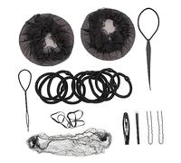 minkissy Set De Redes Ballet 3 Unidades Redecillas Para Moños Elásticas Para Mujeres y Niñas