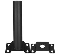 minkissy Soporte Compatible de Acero Negro de Montaje con Luces LED para de Luz Solar Exterior para Instalación en Exteriores