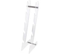 minkissy Soporte de Acrílico Transparente para Gafas de Sol, Expositor Desmontable de 5 Niveles, Estante Organizador Compacto para Tienda y Hogar, Exhibidor Multiuso Resistente y Estable