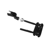 minkissy Soporte de Micrófono con Clip Ajustable, Varilla Giratoria Negra de Bola para Escenario, Accesorio Compacto para Instrumentos Musicales, Sistema de Soporte Antivibración